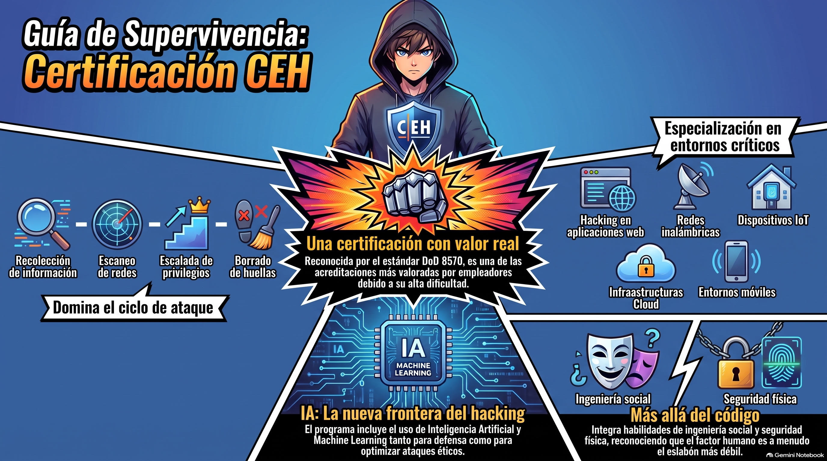 CEH en Práctica: Hacking ético, reconocimiento y preparación al examen